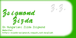 zsigmond zizda business card